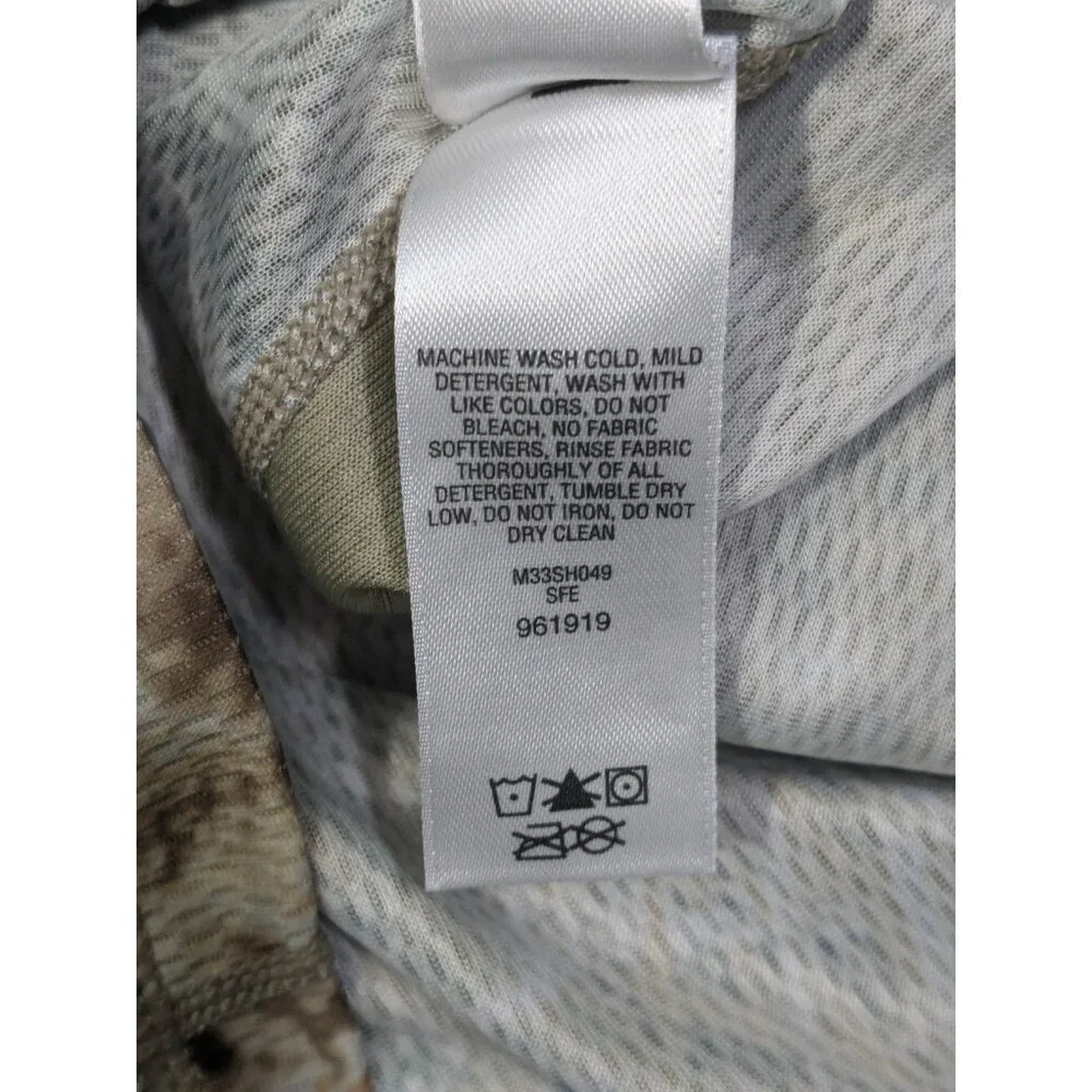 Cabelas Zip Pullover 2XL Zonz Western Camo Hunting Long Sleeve Shirt Mock - Picture 5 of 9